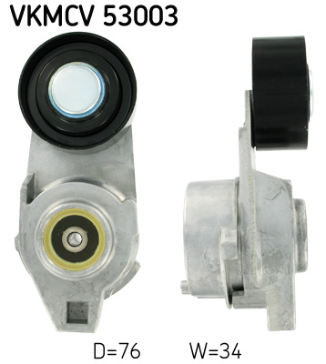 Tendicinghia, Cinghia Poly-V - VKMCV 53003 SKF